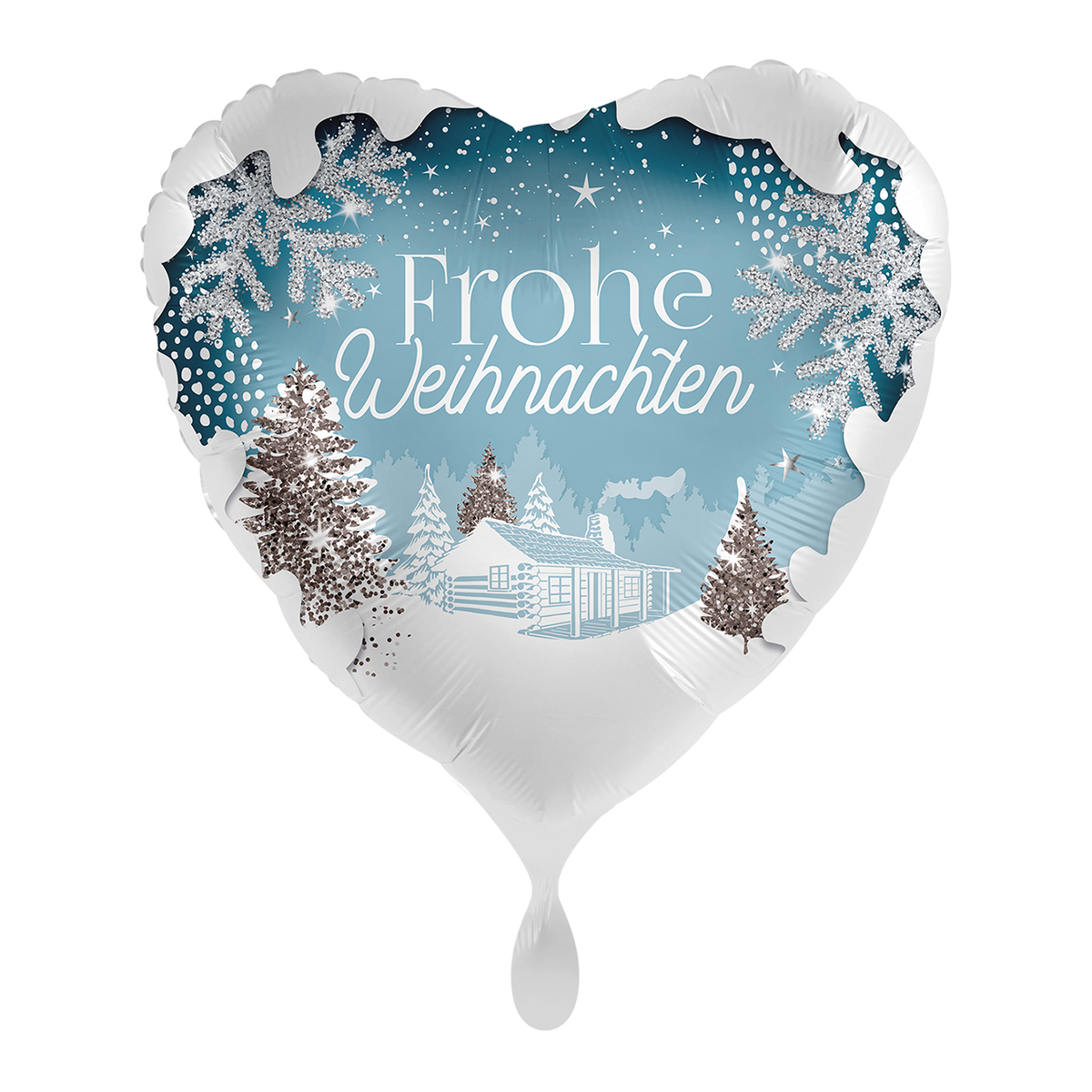 1 Ballon - White Christmas - NED
