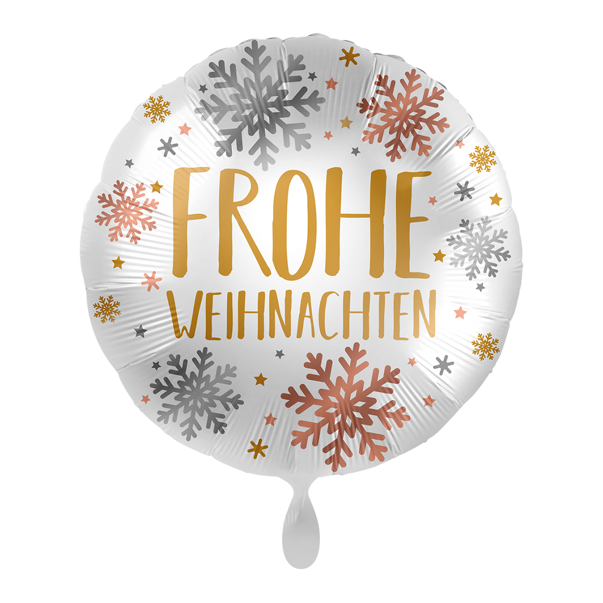 1 Ballon - Kerstsneeuwvlokken - DUI