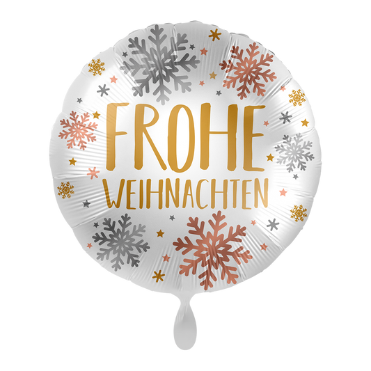 1 Ballon - Kerstsneeuwvlokken - DUI