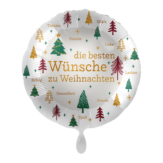 1 Ballon - Kerstwensen - NL