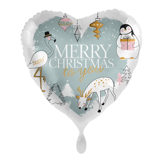 1 Ballon - Christmas Friends - NL