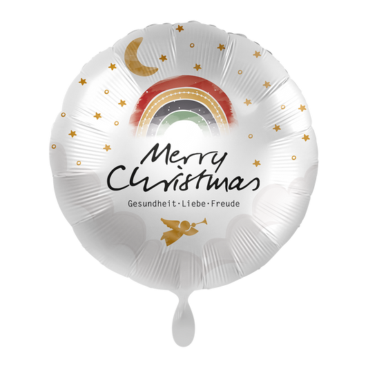 1 Ballon - Weihnachten Regenbogenwünsche - NL
