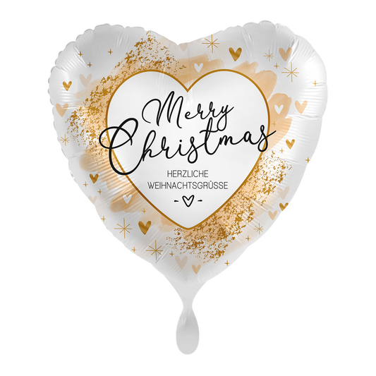 1 Ballon - Smooth Christmas Gold - NL
