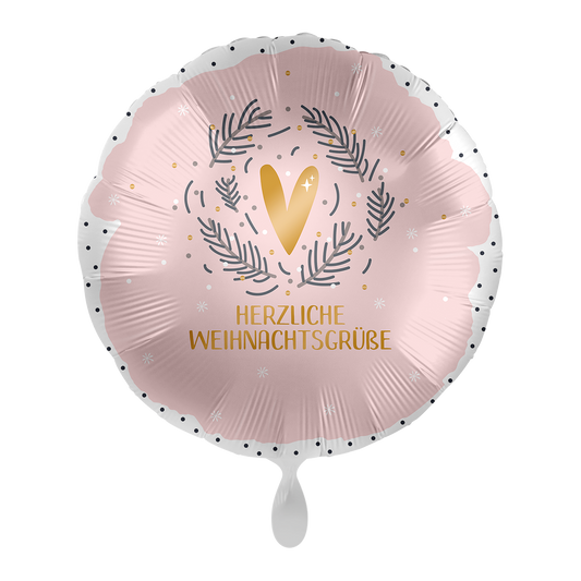 1 Ballon - Warme kerstgroeten - NL