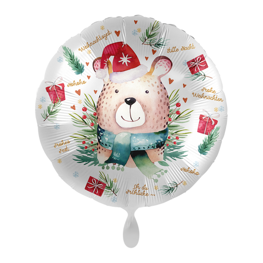 1 Ballon - Lieve kerstbeer - NL
