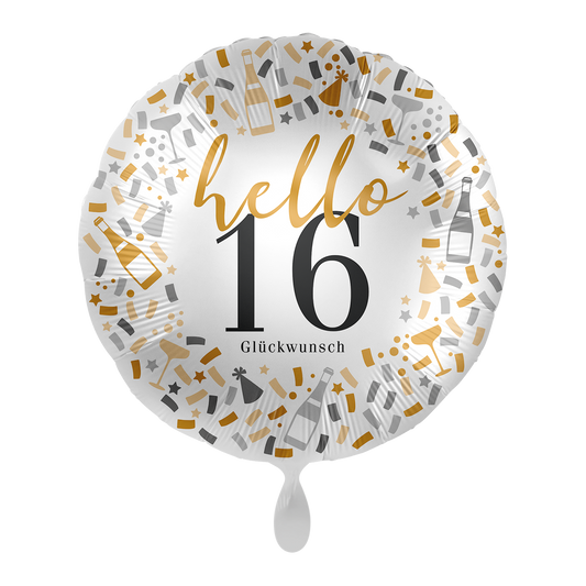 1 Ballon - Hallo 16 - NLD