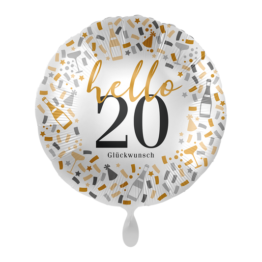 1 Ballon - Hello 20 - GER