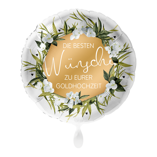 1 ballon - Wensen voor een gouden bruiloft