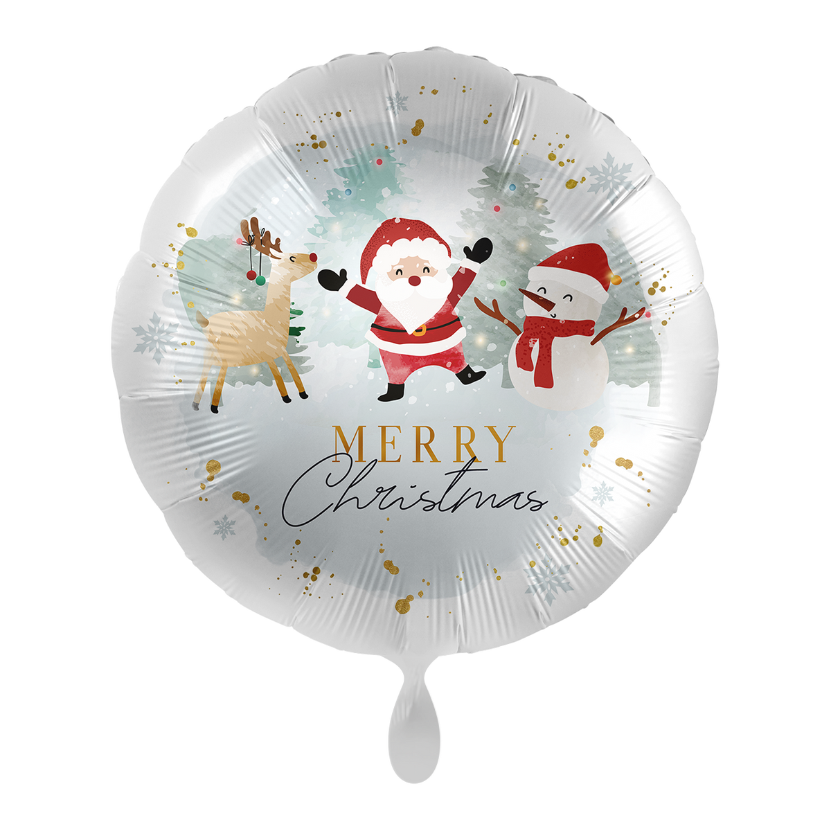 1 Ballon - Happy Santa & Friends - NL