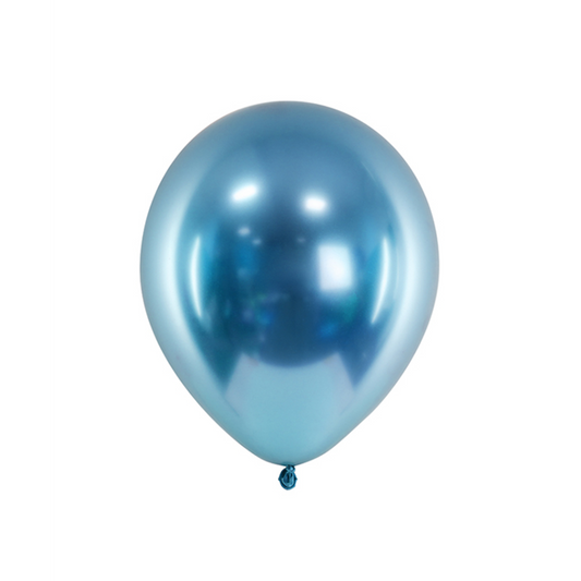 50 Ballonnen - Ø 30cm - Glanzend - Blauw