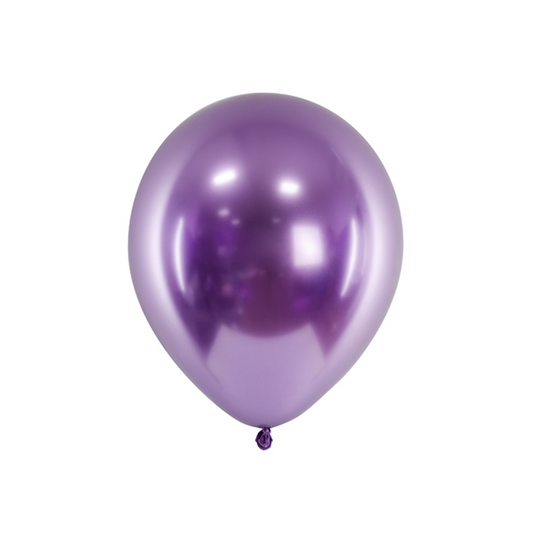 50 ballonnen - Ø 30cm - Glanzend - Violet