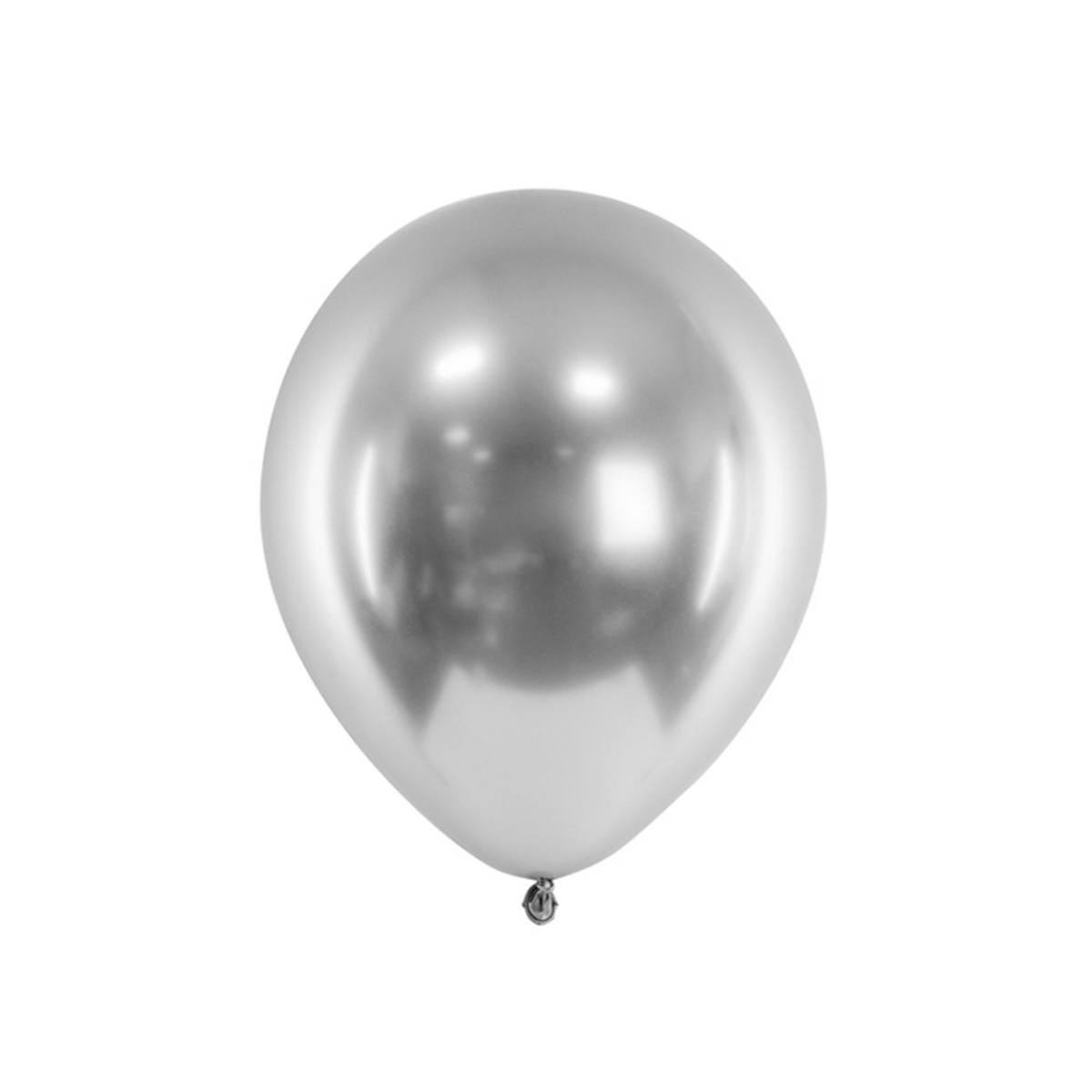 10 ballonnen - Ø 30cm - Glanzend - Zilver