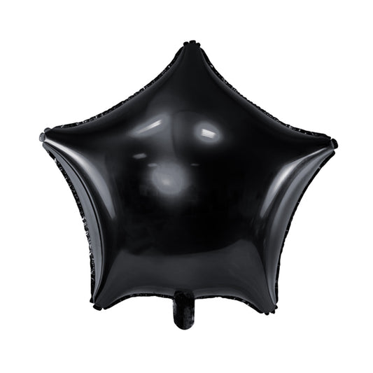 1 ballon - ster - zwart