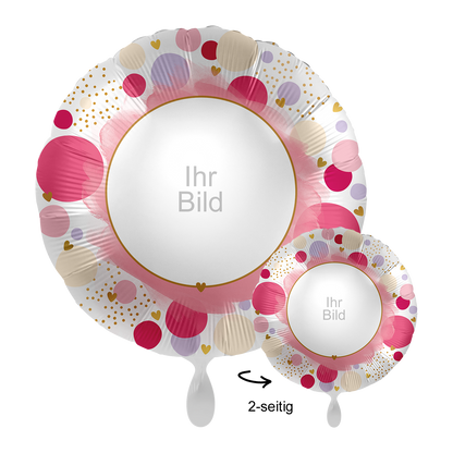 1 Ballon mit Foto - Sweet Birthday