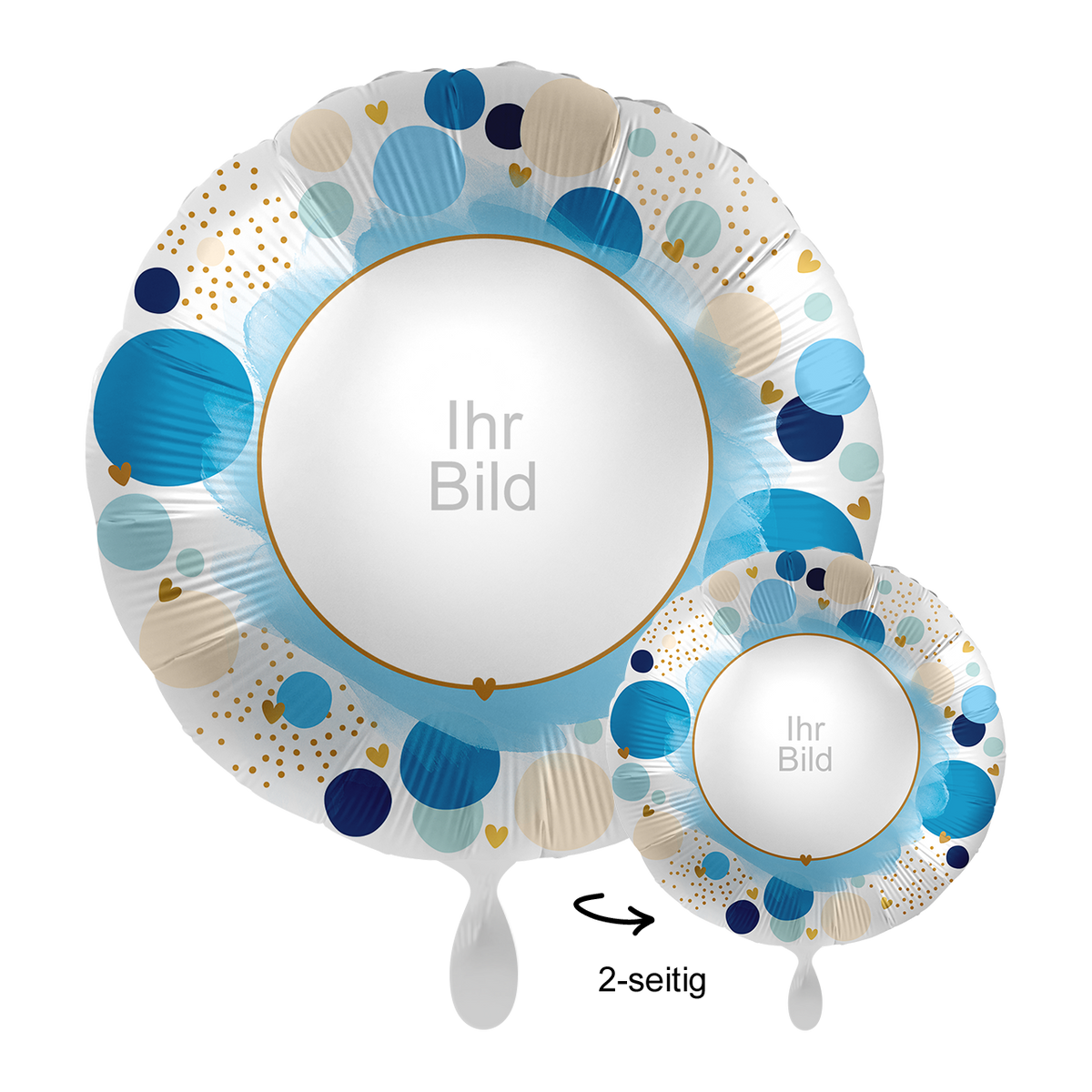 1 Ballon mit Foto - Lucky Birthday