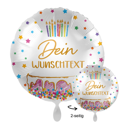 1 Ballon mit Text - Wieder ein Jahr älter? EGAL