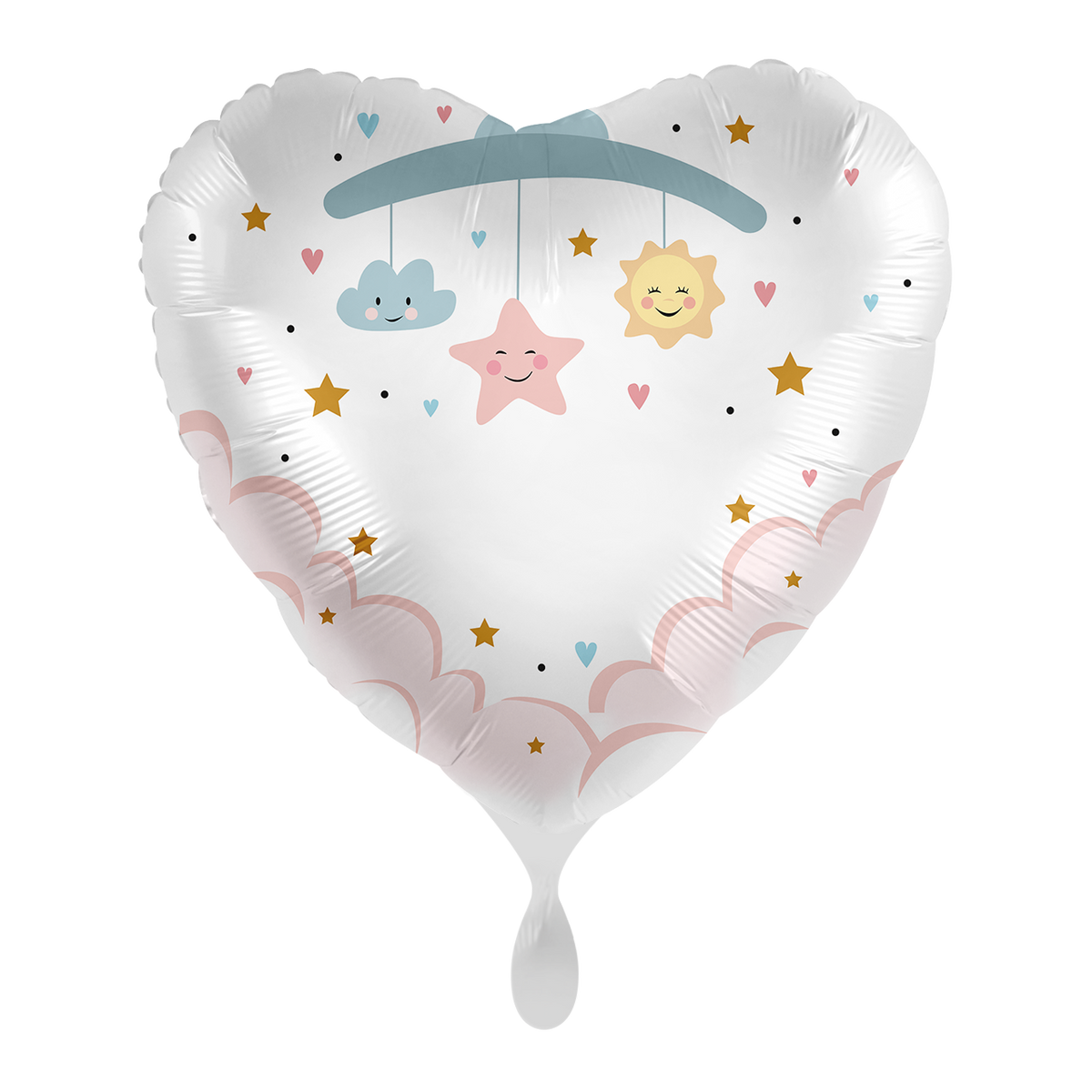 1 Ballon - Personaliseer HET - Hallo Baby - NL