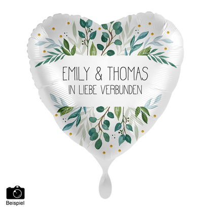 1 Ballon - Personaliseer HET - Greenery