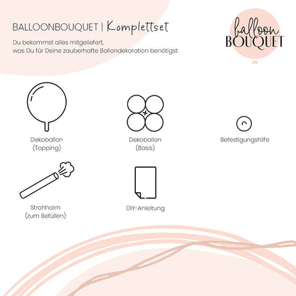 1 Ballonnenboeket - Lucky Birthday - NED
