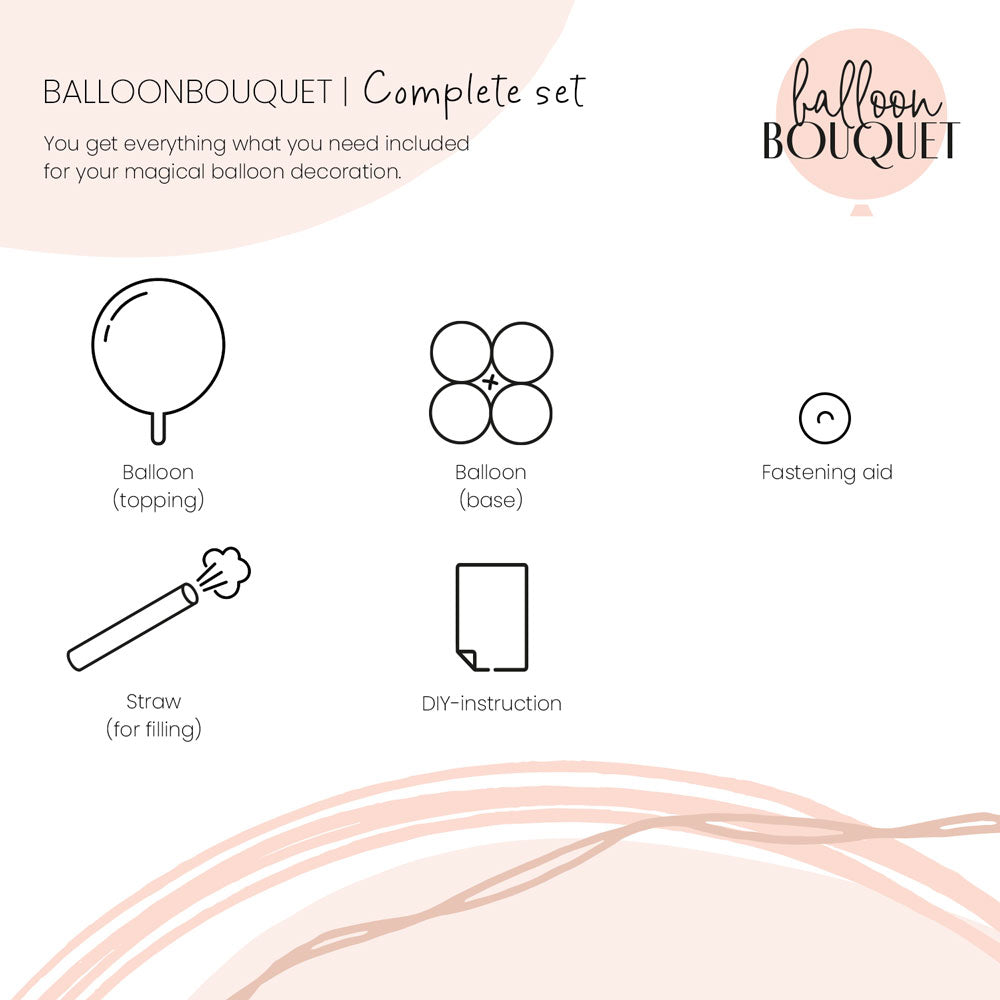 1 Ballon Bouquet - Sweet Birthday - NL