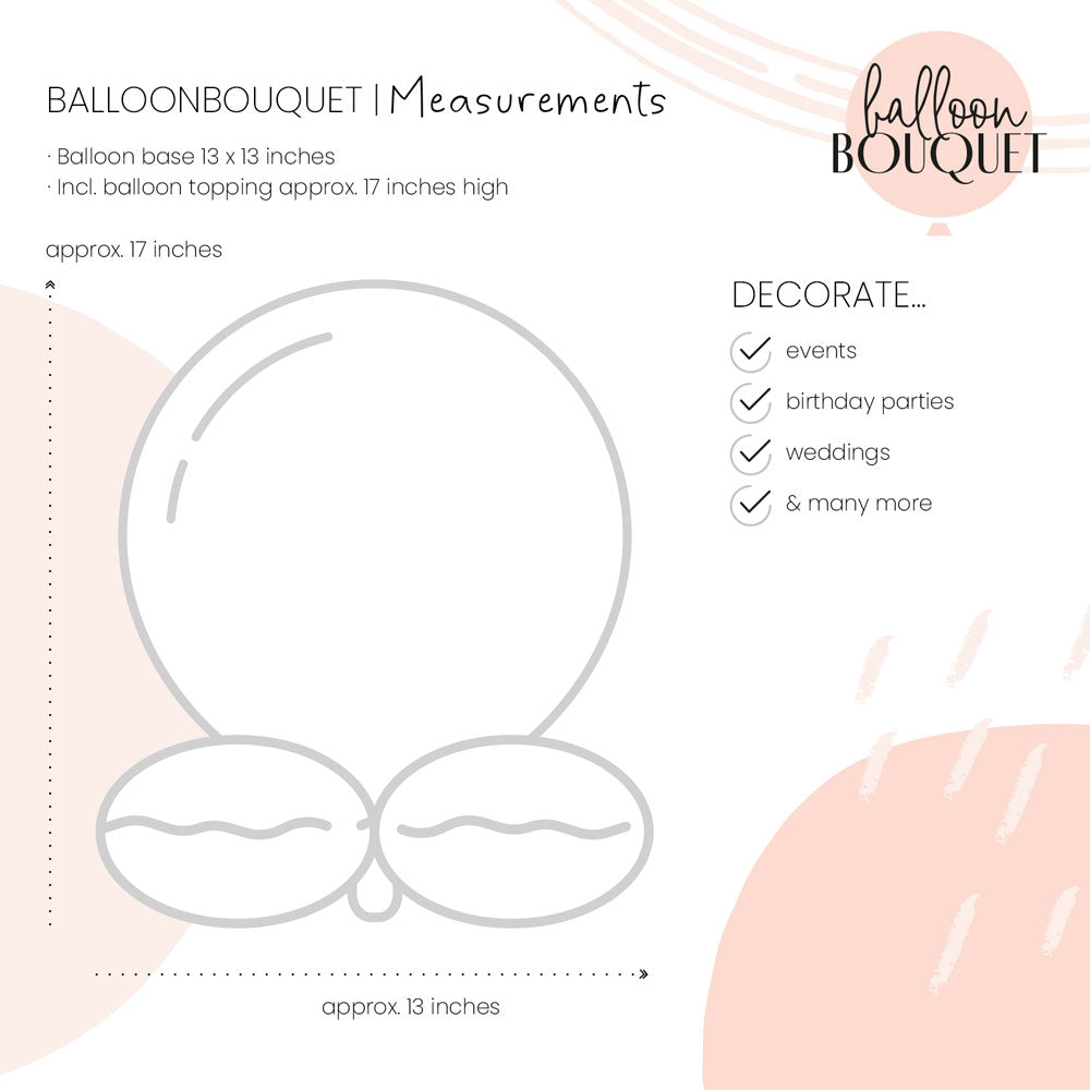 1 ballonnenboeket - Lucky Birthday - ENG
