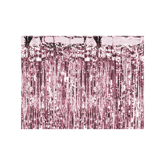 1 Feestgordijn - Roségoud 100x200cm