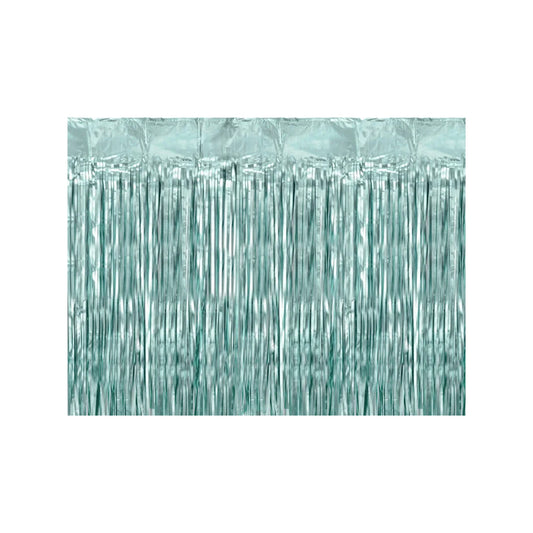 1 Partygordijn - Blauw 100x200cm