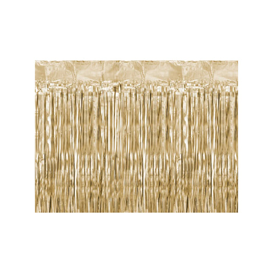 1 Partygordijn - Luxe Goud 100x200cm