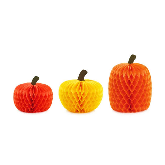 3 honingraatballen - Pompoen