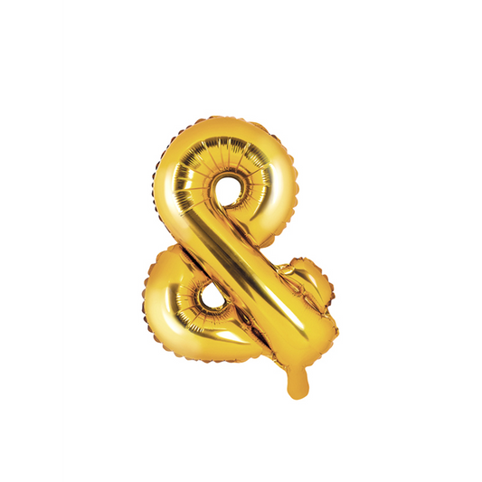 1 Ballon XS - Teken & - Goud