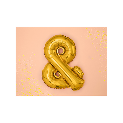 1 Ballon XS - Teken & - Goud