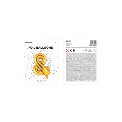 1 Ballon XS - Teken & - Goud