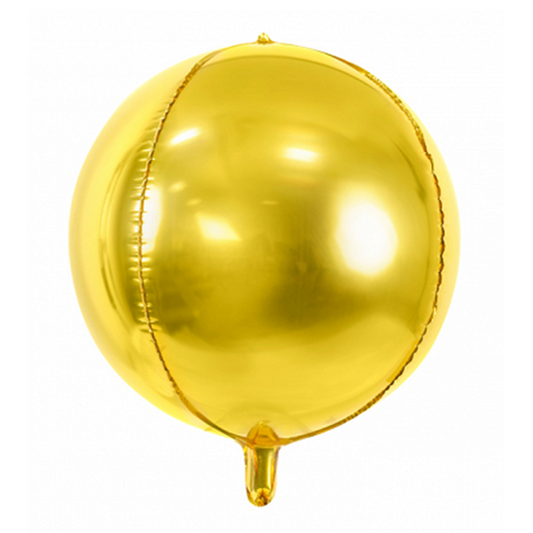 1 folieballon rond - Goud