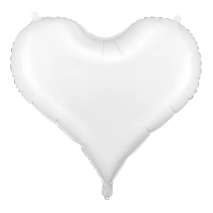 1 Ballon XXL - Hart - Wit