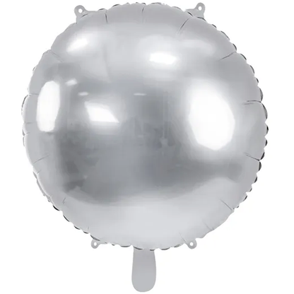 1 Ballon XXL - Rond - Zilver