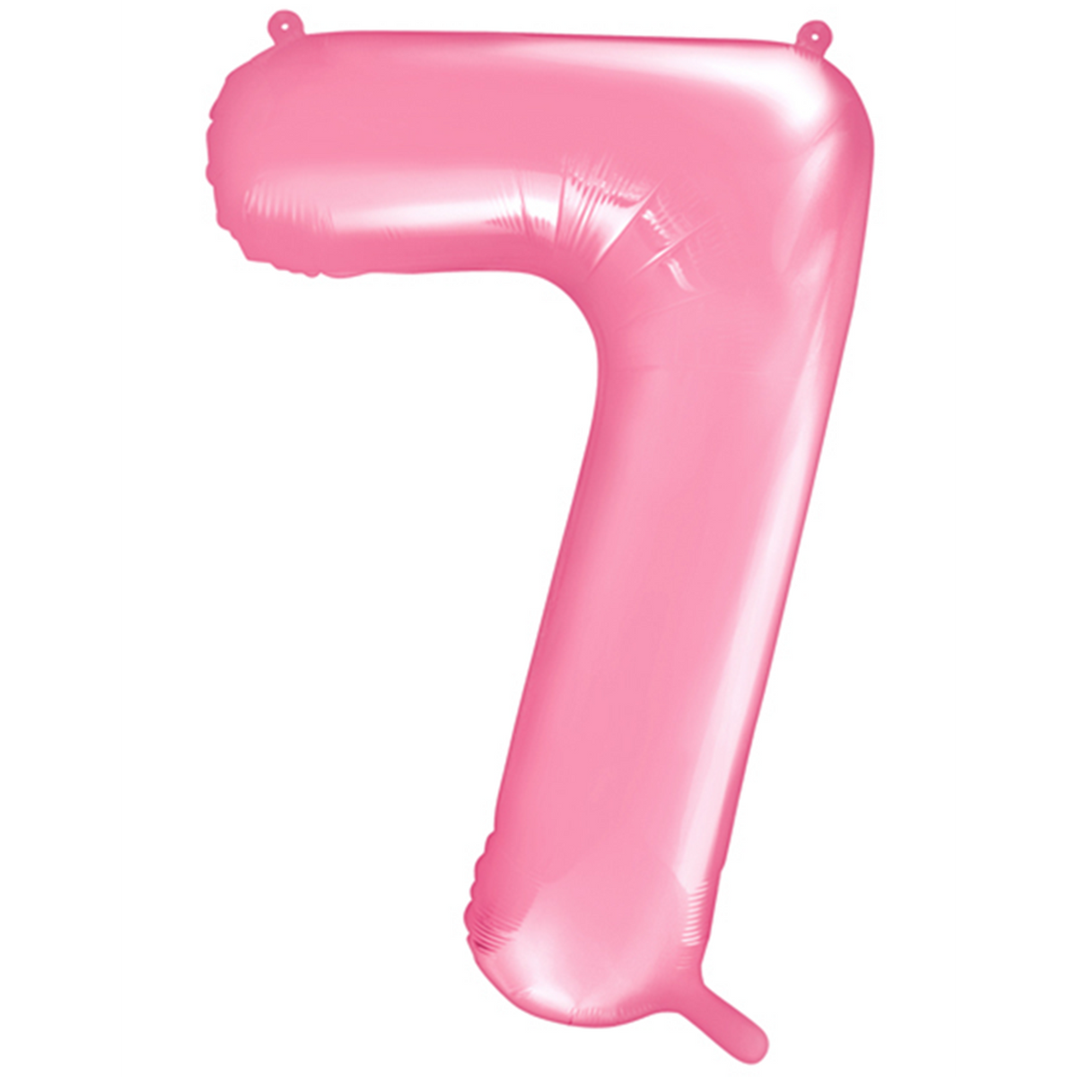 1 Ballon XXL - Cijfer 7 - Roze