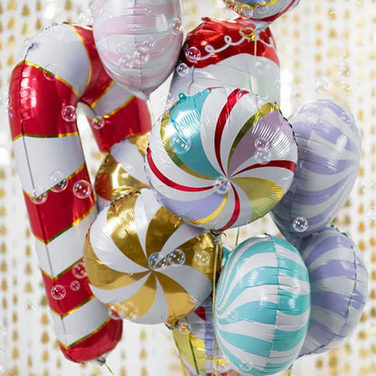 1 Ballon - Kerstsnoepjesmix