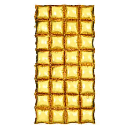 1 folieballon achtergrond – goud 72x143cm
