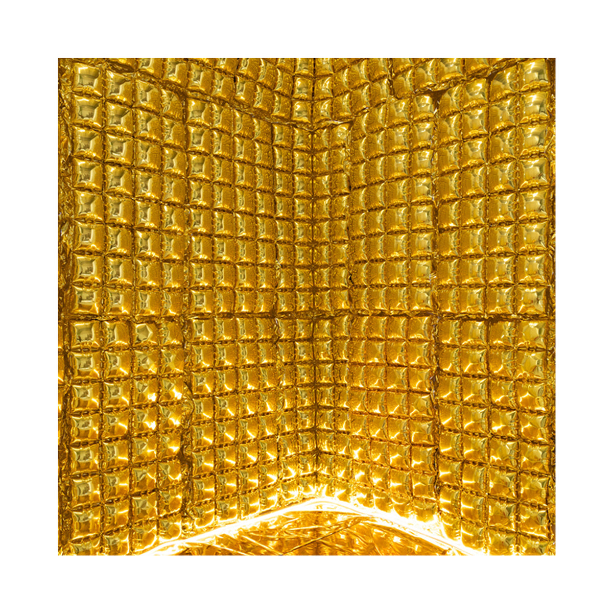 1 folieballon achtergrond – goud 72x143cm