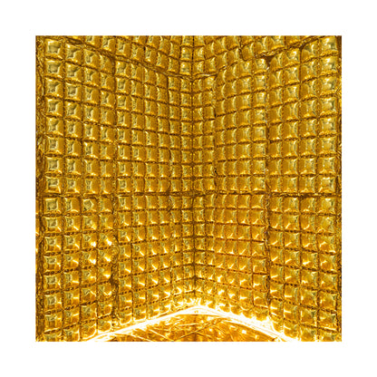 1 folieballon achtergrond – goud 72x143cm