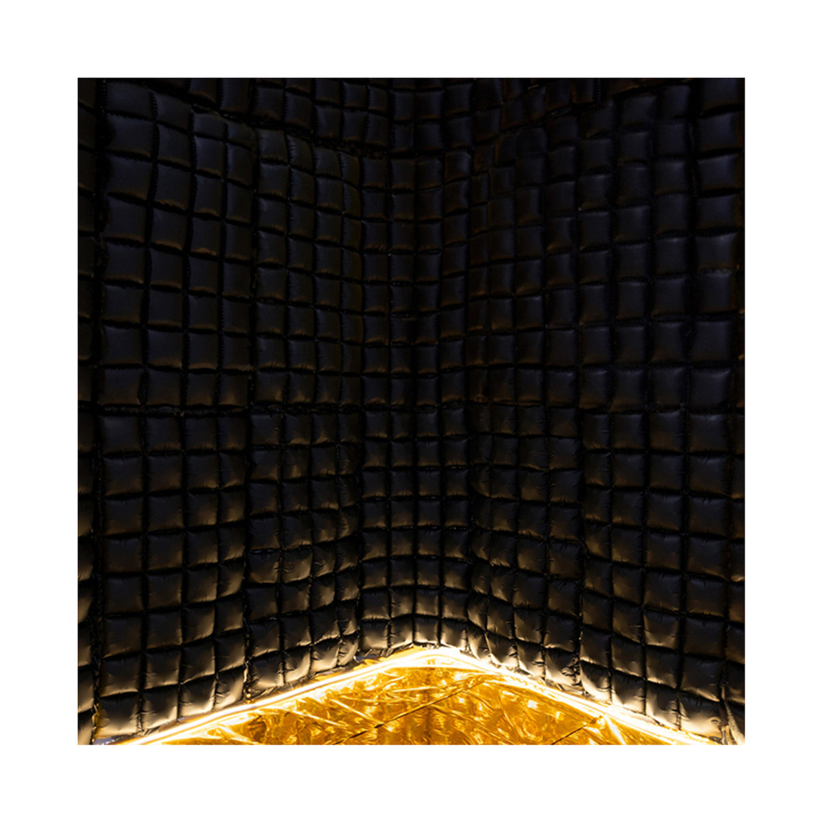 1 folieballon achtergrond - Zwart 72x143cm