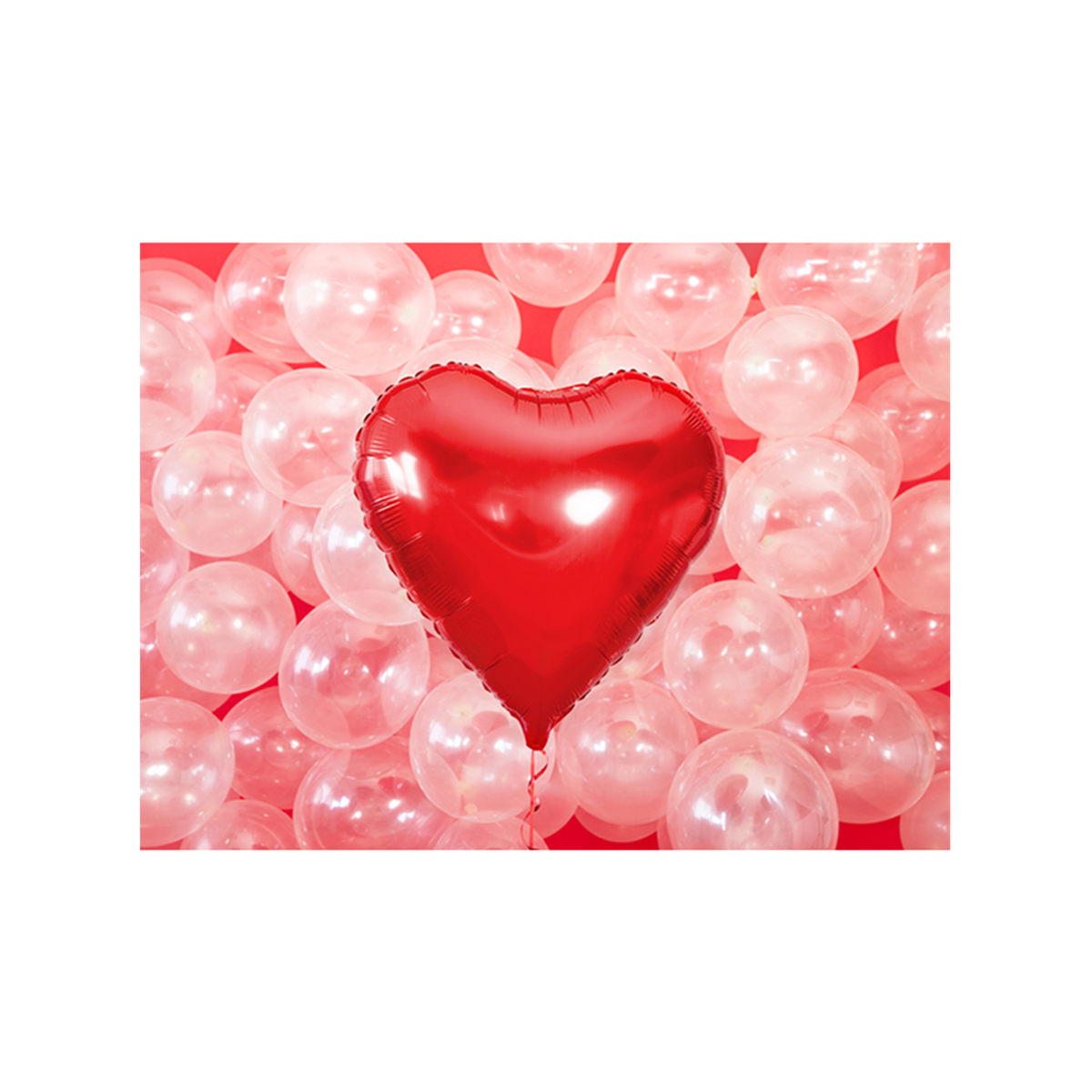 1 Ballon XXL - Hart - Rood