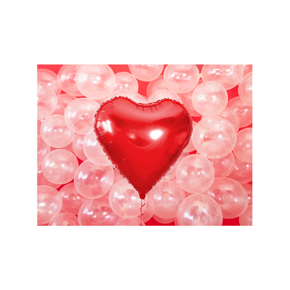 1 Ballon XXL - Hart - Rood