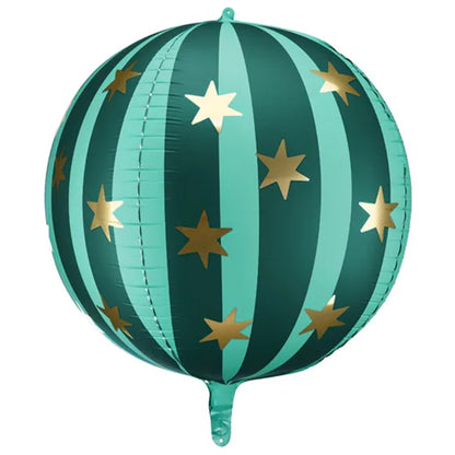 1 folieballon XL - Starry ball green