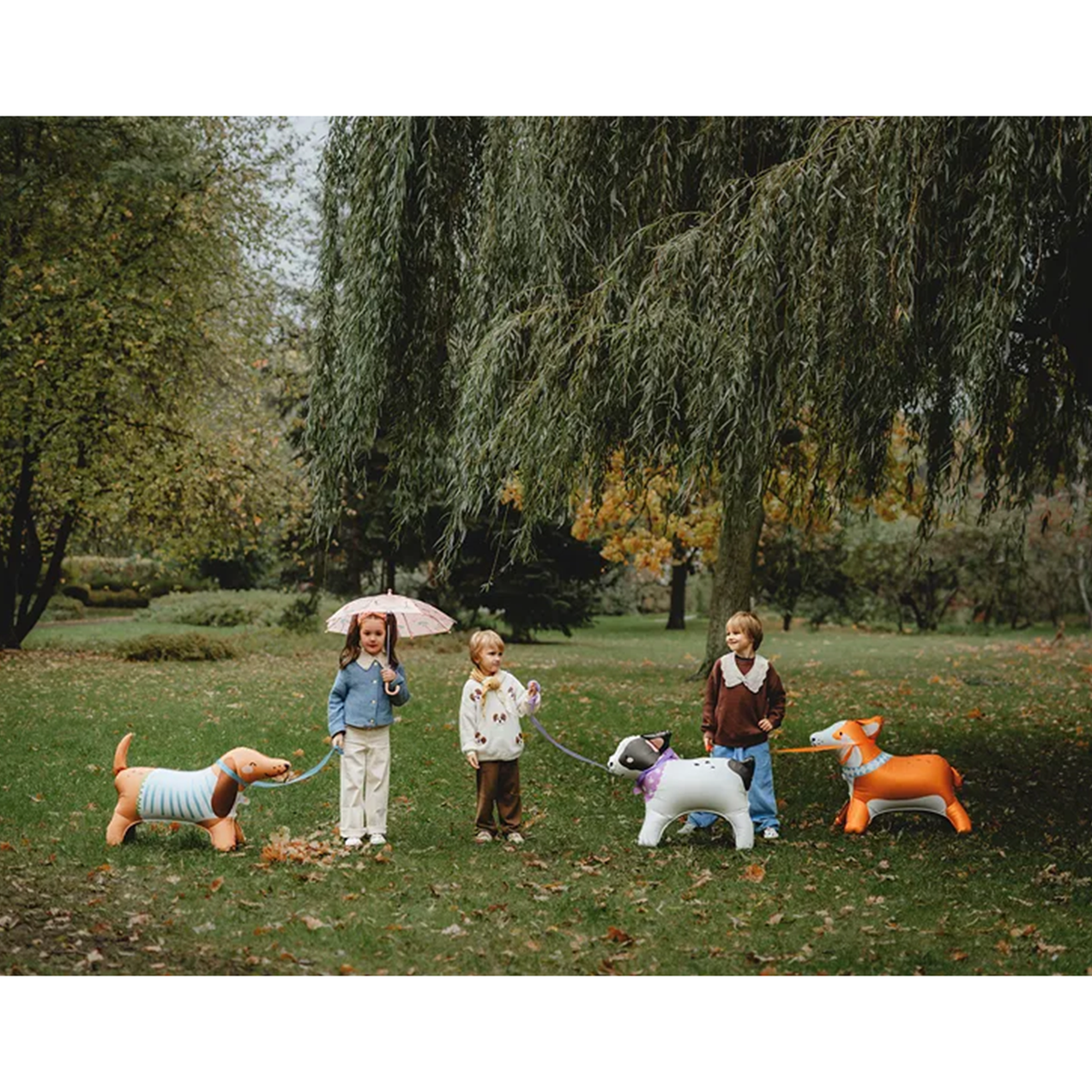 1 Staande Ballon XXL - Corgi Hond