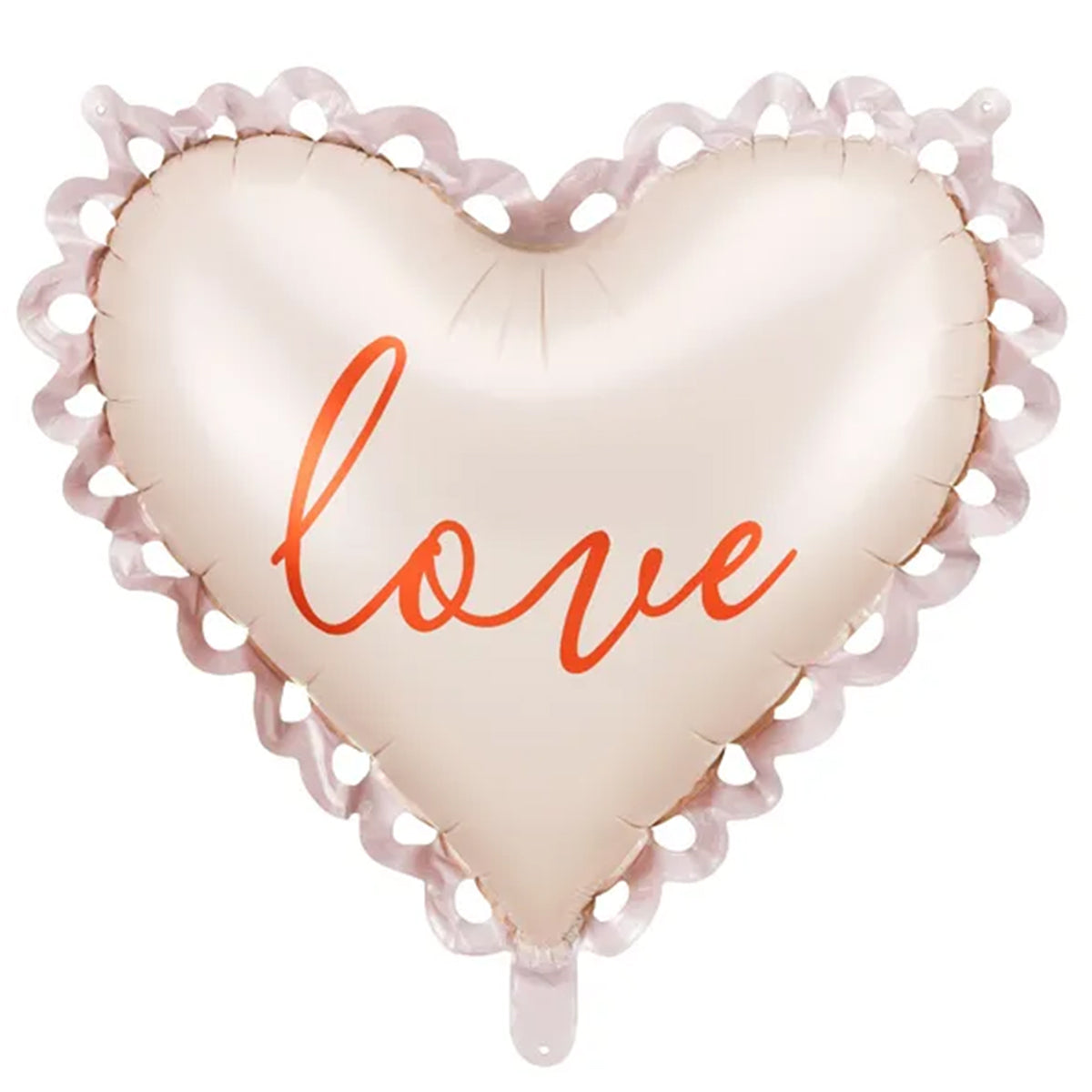 1 Ballon XL - Hart love met ruche