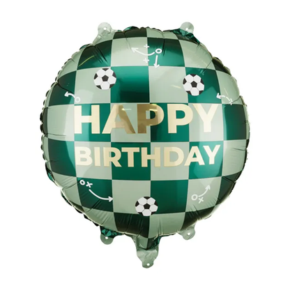 1 Ballon - Happy Birthday - Voetbal