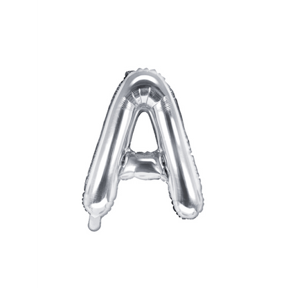 1 ballon XS - letter A - zilver