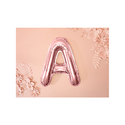 1 Ballon XS - Letter A - Roségoud