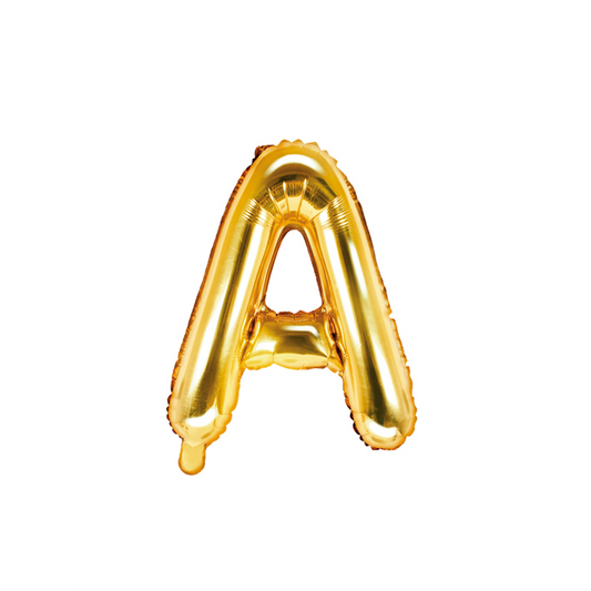 1 ballon XS - Letter A - Goud